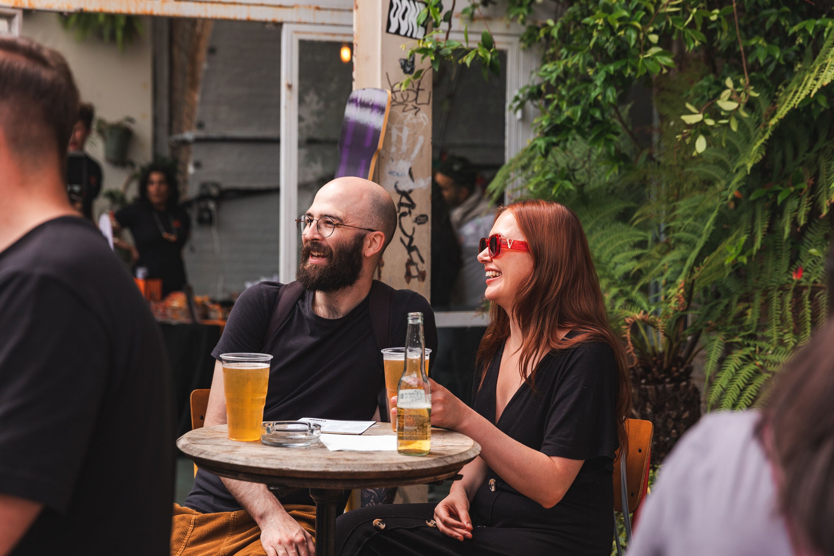 wingjam visitors enjoying themselves at the vibrant Peckham Arches , WingJam London 2024 Foodie Event, London Food Lovers Enjoy WingJam Chicken Wings, WingJam 2024 London Top Chicken Wing Event